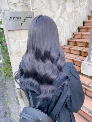 ロング カラー ヘアアレンジ Bob＆ハイトーン 専門家CHIHIROのヘアスタイル