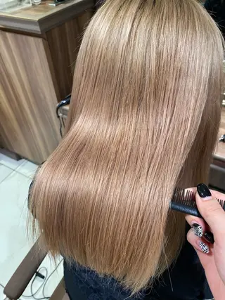 セミロング Ash桜新町 きあらのヘアスタイル