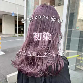 セミロング カラー ヘアアレンジ 🥀社内技術講師🥀 稲場皓一のヘアスタイル
