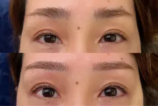 アイブロウ PROGRESS ハセガワஐ⋆*のマツエク・マツパデザイン