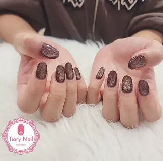 ネイル 💙🤍Tiary M🤍💙のネイルデザイン