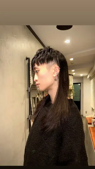 セミロング メンズ L&Co所属・タナカ カナ🫧のヘアスタイル