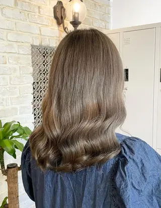 セミロング 🎀韓国ヘア Riho🎀のヘアスタイル