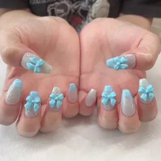 ネイル 💎🐰 saki. m 🐰💎のネイルデザイン