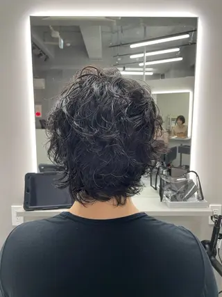 ミディアム パーマ メンズ ✨中野✨髪質改善✨ 野口虎剛のヘアスタイル