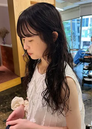 ロング 西山 紗耶香🪽 透明感カラー/ボブのヘアスタイル