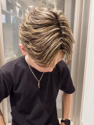 ショート カラー メンズ メンズ特化❤️‍🔥 パーマ職人江口佳乃のヘアスタイル