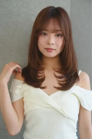 セミロング 佐藤 優成のヘアスタイル