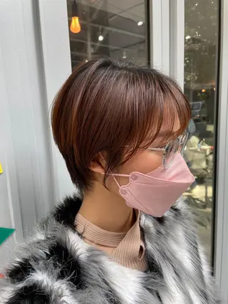 ショート ショート 嶋津祥希のヘアスタイル