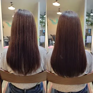 セミロング stoke TOKYO所属・野村 果音(カノン)のヘアスタイル