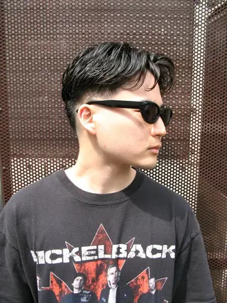 ミディアム 石崎 啓太のヘアスタイル