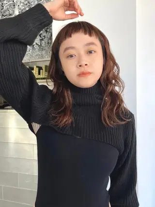 カラー AYUMI/ブリーチ モデル募集中🌻🐝のヘアスタイル