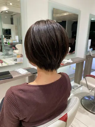 ショート 髪質改善　SHEER.銀座所属・銀座　髪質改善 ハシモトリュウタのヘアスタイル
