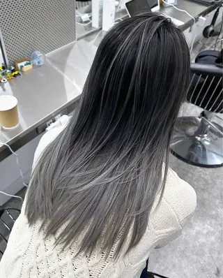 ロング efesto所属・前畑 凜のヘアスタイル