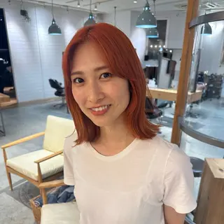 セミロング カラー ㅤㅤㅤㅤㅤㅤㅤㅤㅤㅤ 彩衣のヘアスタイル