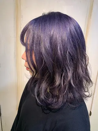 ミディアム カラー 韓国ヘア顔周りカット 艶髪ベージュtamaのヘアスタイル