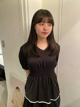 セミロング カラー riria/ボブ /ブラウンカラー🎀のヘアスタイル