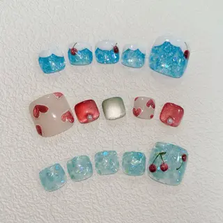 ネイル アネラ もか.⋆𝜗𝜚のネイルデザイン