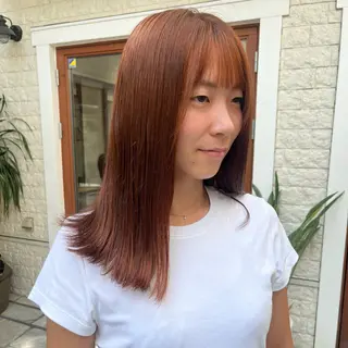 セミロング カラー ヘアアレンジ 無料カットモデル‪✨ ✂️Nanami🌷のヘアスタイル