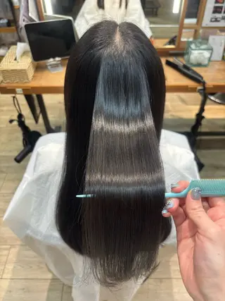 ロング ゆうこ🍀髪質改善/ ストレート/艶カラーのヘアスタイル