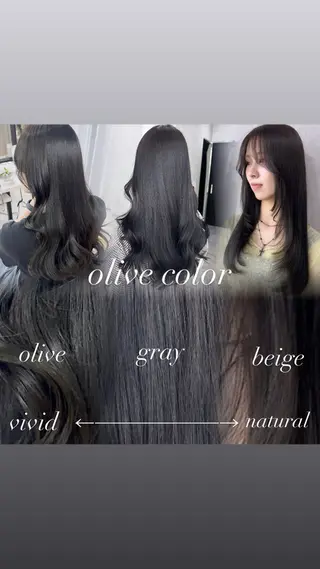 ロング カラー 赤み無し柔らかカラー 【梅田】madokaのヘアスタイル