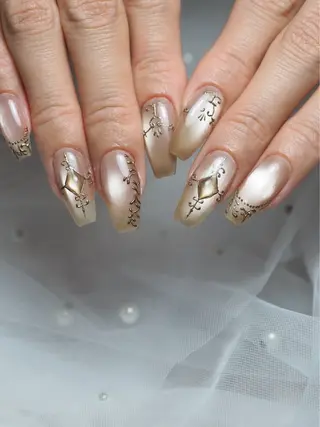 ネイル 7nail所属・なんば7nail YUZUHAのネイルデザイン