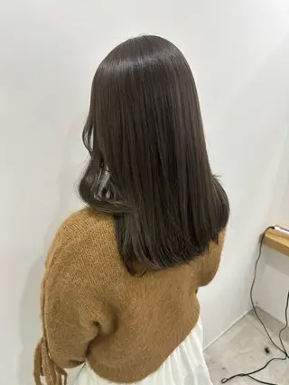 セミロング カラー ヘアセット/艶カラー 💐nao.のヘアスタイル