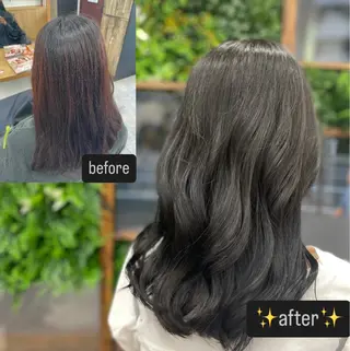 セミロング カラー クラウドヘアー北仙台店所属・佐藤 なつののヘアスタイル