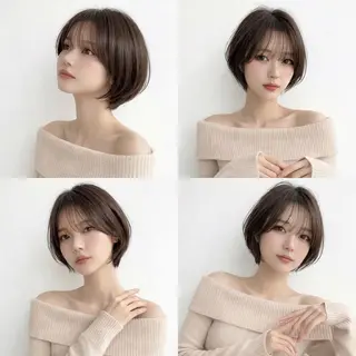 ショート ♦️髪質改善美髪矯正 💍谷口克也♦️のヘアスタイル