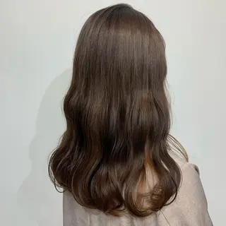 ロング カラー 田中 優衣のヘアスタイル