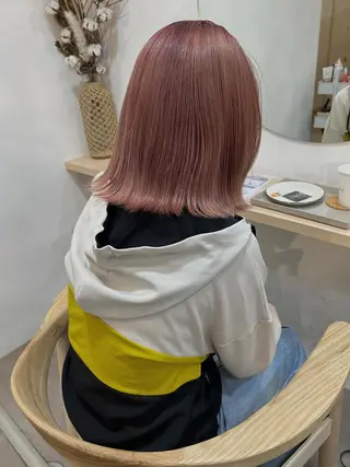 ミディアム カラー kakeru/ボブ パーマ/レイヤーのヘアスタイル