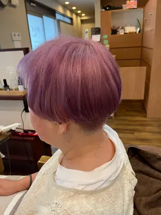 ショート カラー Lamie所属・大人女子&髪改善専門 Nobuフリーランスのヘアスタイル