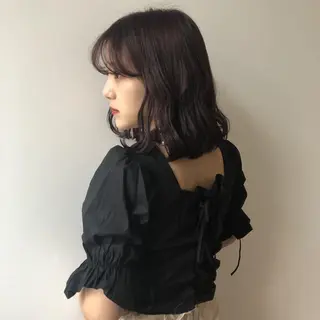 ミディアム カラー 日々所属・谷 大地のヘアスタイル