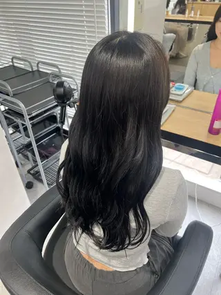 ロング カラー 💗愛され暖色💗 ピンク/レッド💗のヘアスタイル