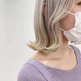 ショート カラー マンツーマン女性 美容師 奏のヘアスタイル