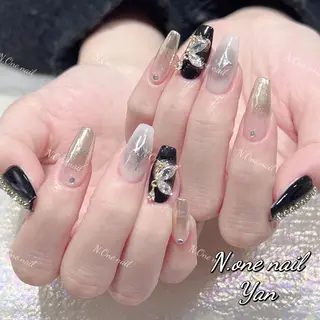 ネイル 長いだし/スカルプ/ パラシェルN.oneのネイルデザイン