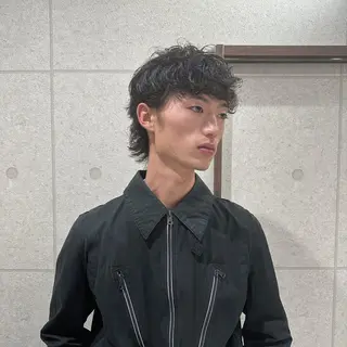 メンズ ANNDER所属・遠藤惟斗/自由が丘/ 透明感カラー/パーマのヘアスタイル