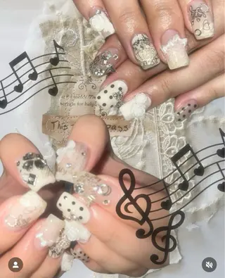 ネイル kana/モード ・グランジ໒꒱のネイルデザイン