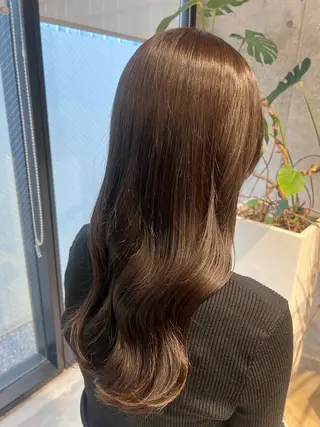 ロング LOVECHROME　HAIR＆SCALP　LAB　OMOTESANDO所属・うるツヤ透明感カラー 𝐀𝐲𝐚𝐦𝐢のヘアスタイル