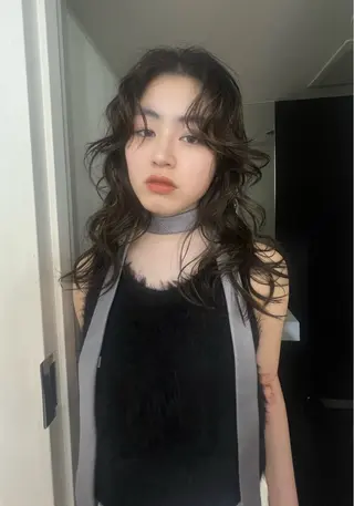 ロング パーマ 長江 績のヘアスタイル