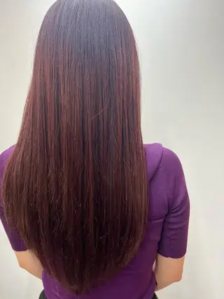 セミロング 透明感カラー/ イルミナカラーヒロキのヘアスタイル