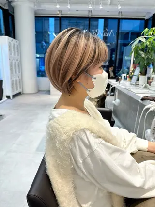 ショート 山﨑 燦人のヘアスタイル
