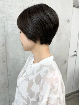 ショート 小顔ボブ/お悩み解決 /ボブパーマ/とういのヘアスタイル