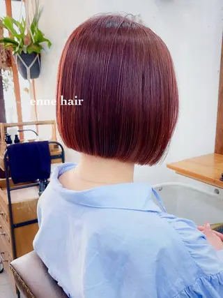 ミディアム enne hair&organic所属・🌟髪質改善メテオ カラーenne🫧のヘアスタイル