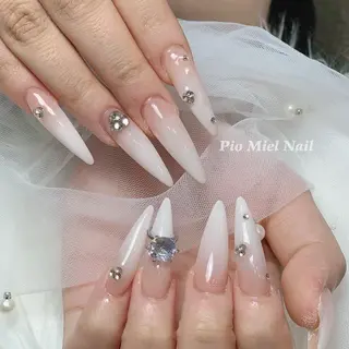 ネイル HANA 長さだしのネイルデザイン