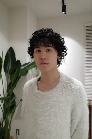 パーマ メンズ ボブ/レイヤー /河内温太のヘアスタイル