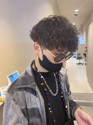 ショート メンズ MAQUM所属・【メンズ特化】渡部 京弘/パーマのヘアスタイル