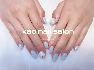 ネイル kao nail マグネット/長さだしのネイルデザイン