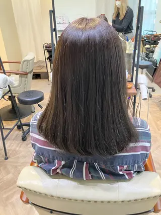ロング 及川まき 　オリーブ グレージュカラー♪のヘアスタイル