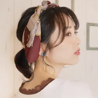 ショート カラー パーマ ヘアアレンジ ボブ/透明感カラー 🤍永田真穂のヘアスタイル